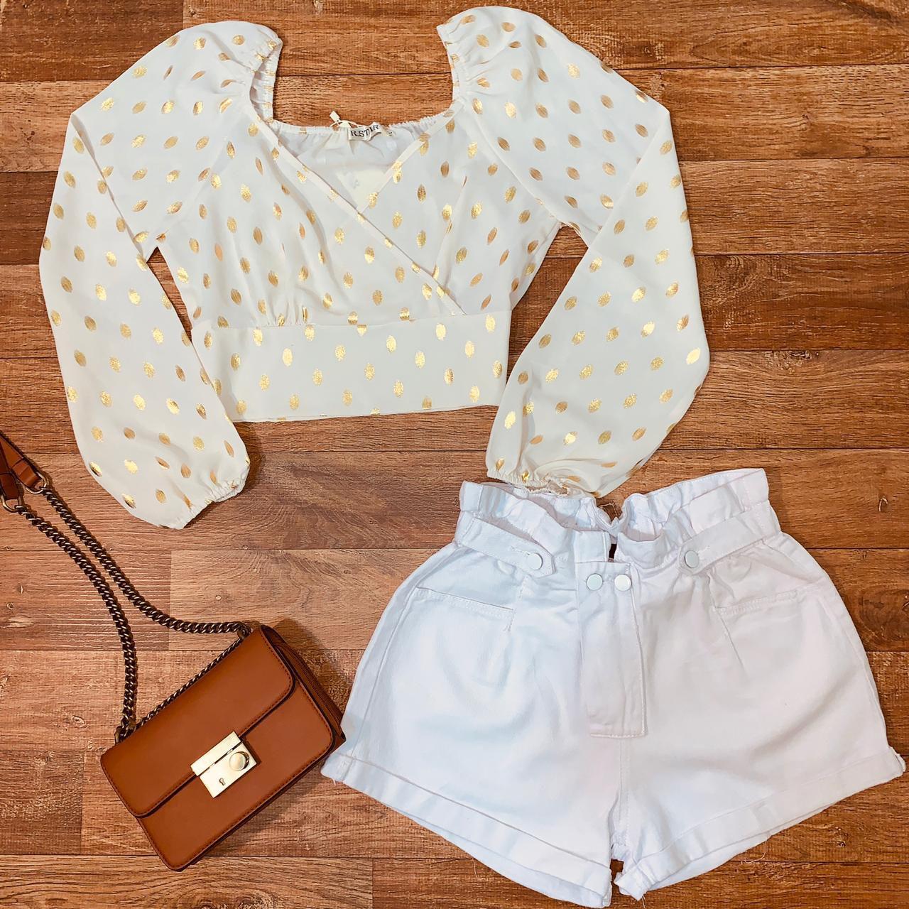 short cos alto branco