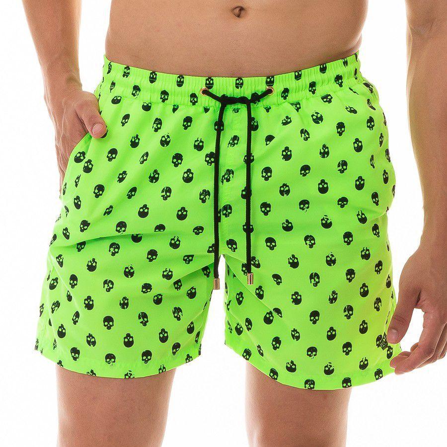 short masculino neon