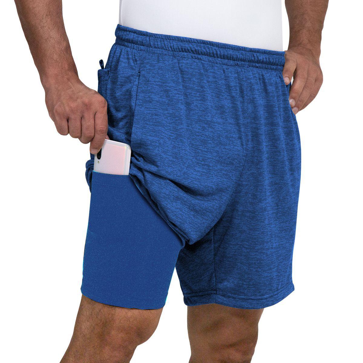 short com forro masculino