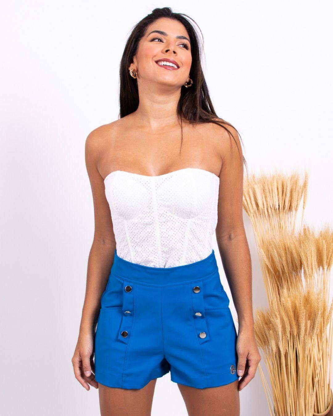 shorts com ziper atras