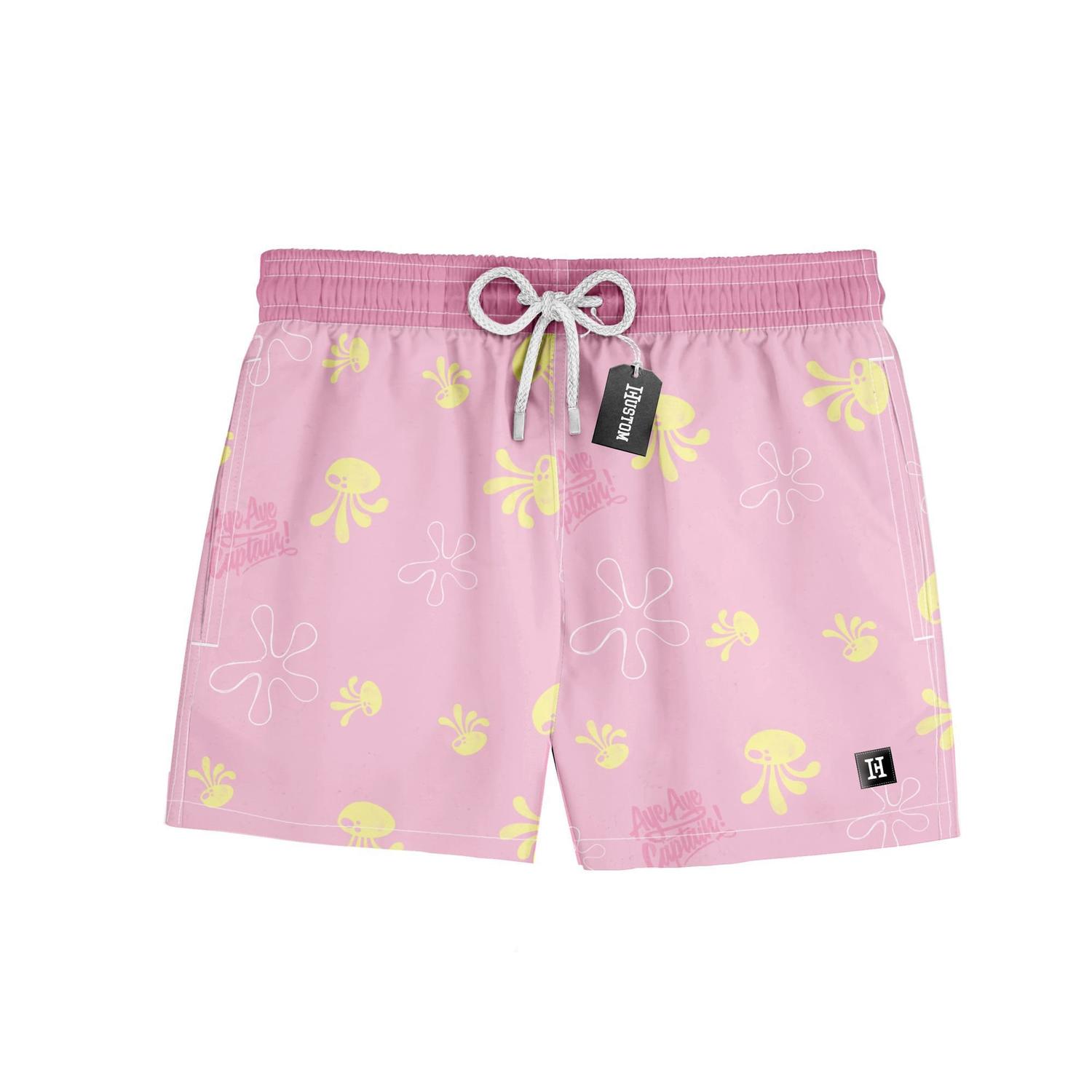 short de praia masculino bob esponja