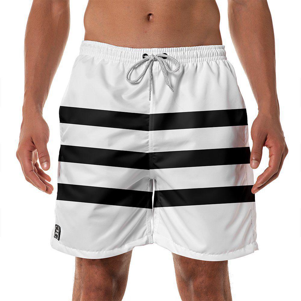 short praia masculino preto