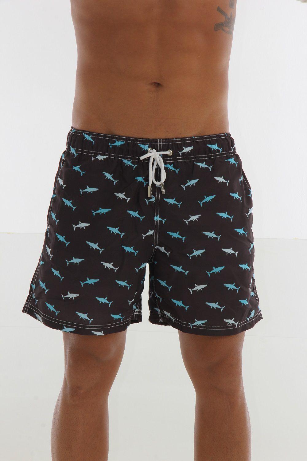 short praia masculino preto