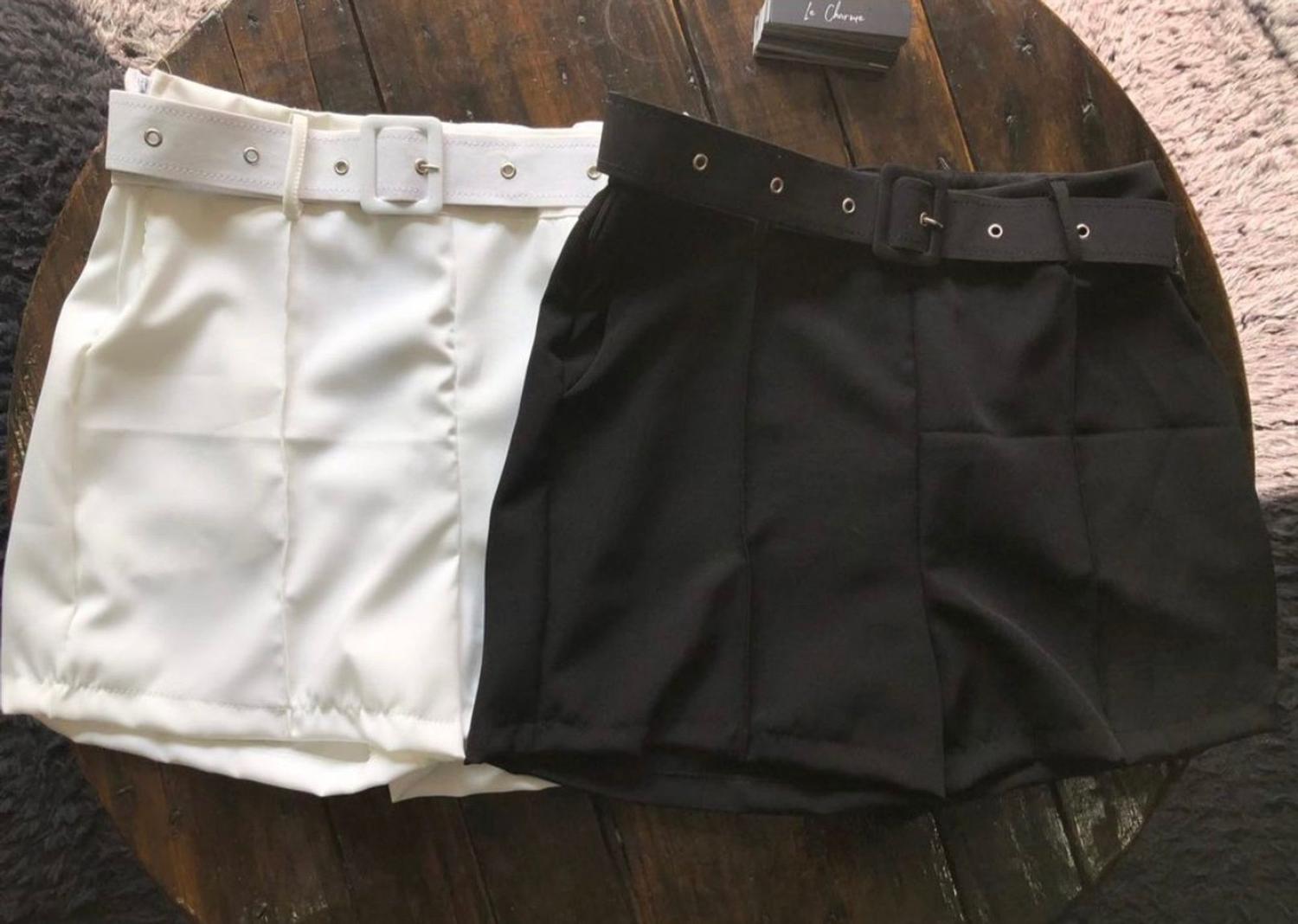 short tecido alfaiataria