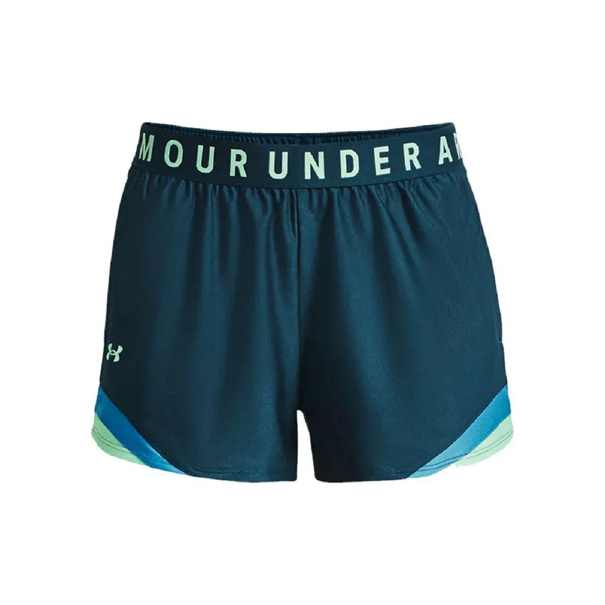 Short Under Armour Play Up 3.0 Feminino Azul Short Esportivo Magazine Luiza