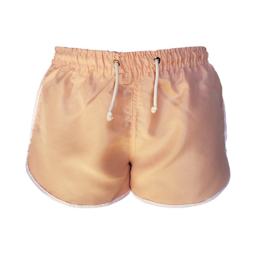 shorts de piscina cintura alta