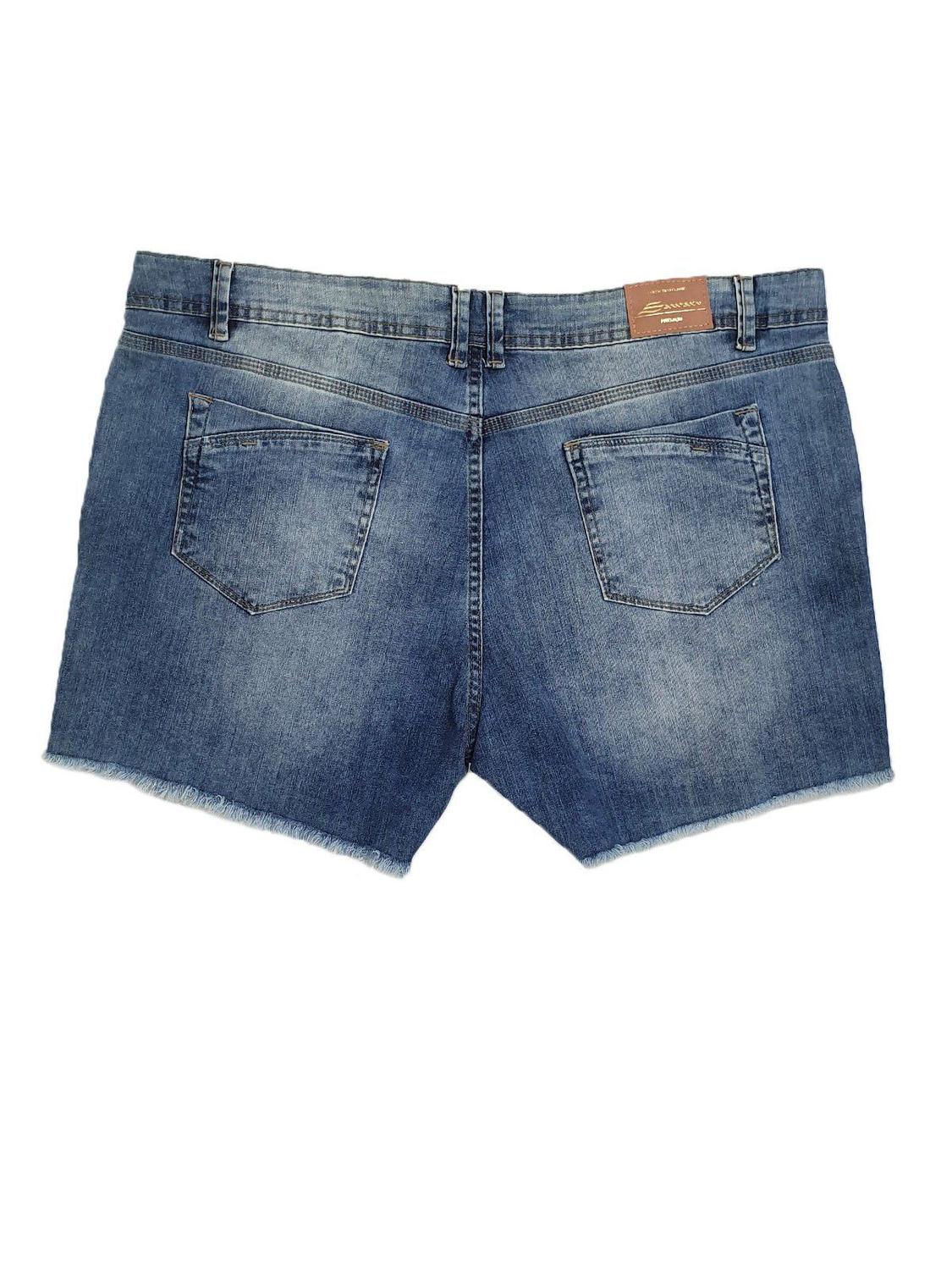 shorts jeans curto plus size