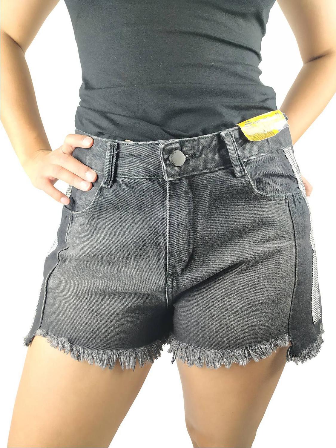 shorts feminino jeans curto