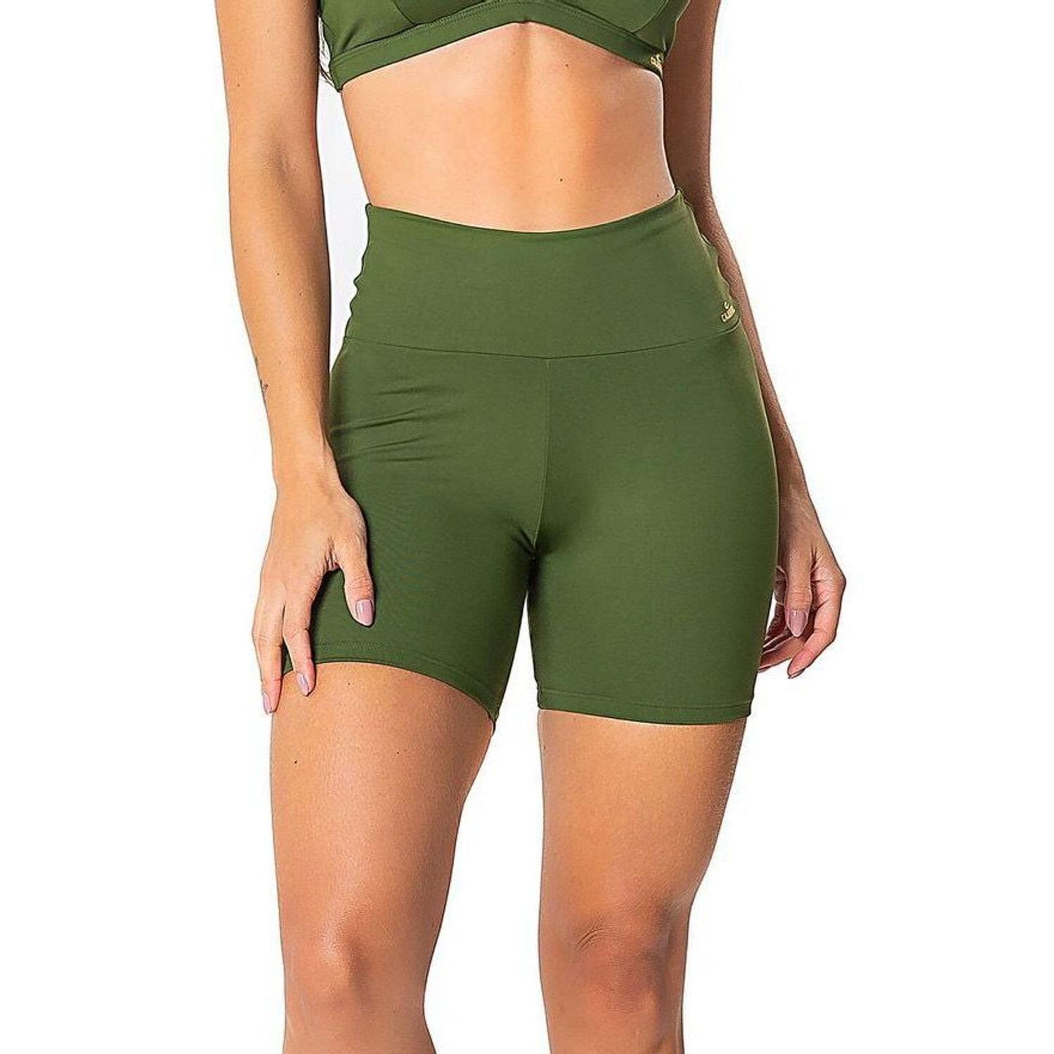 short de academia feminino cintura alta
