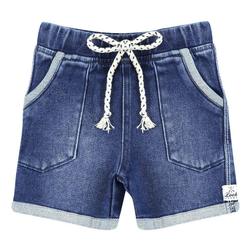 short jeans moletom