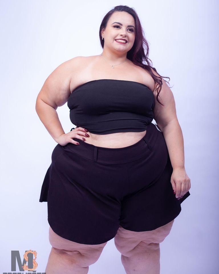short godê feminino plus size