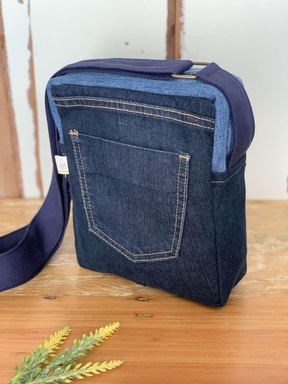 denim bolsa pattern
