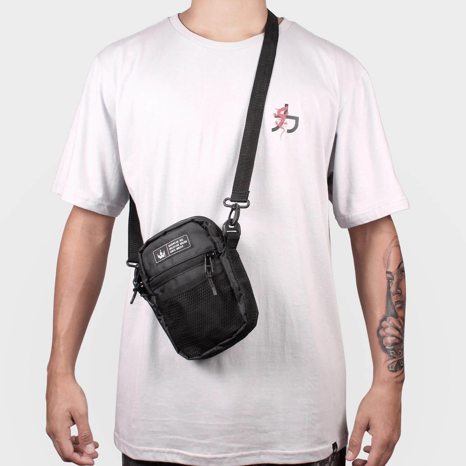 shoulder bolsa hoshwear all black