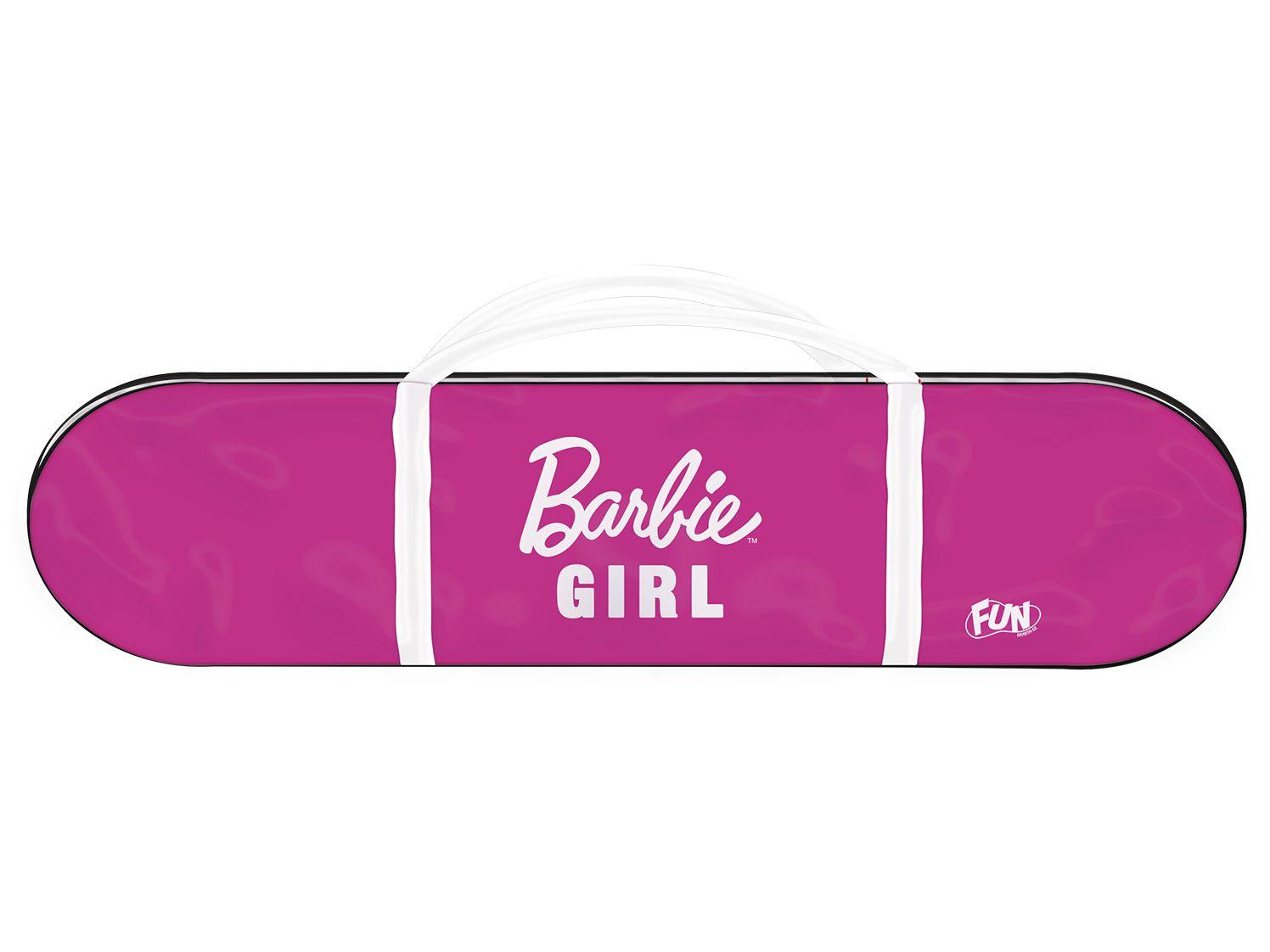 Skate Barbie Fun com Kit de Proteção