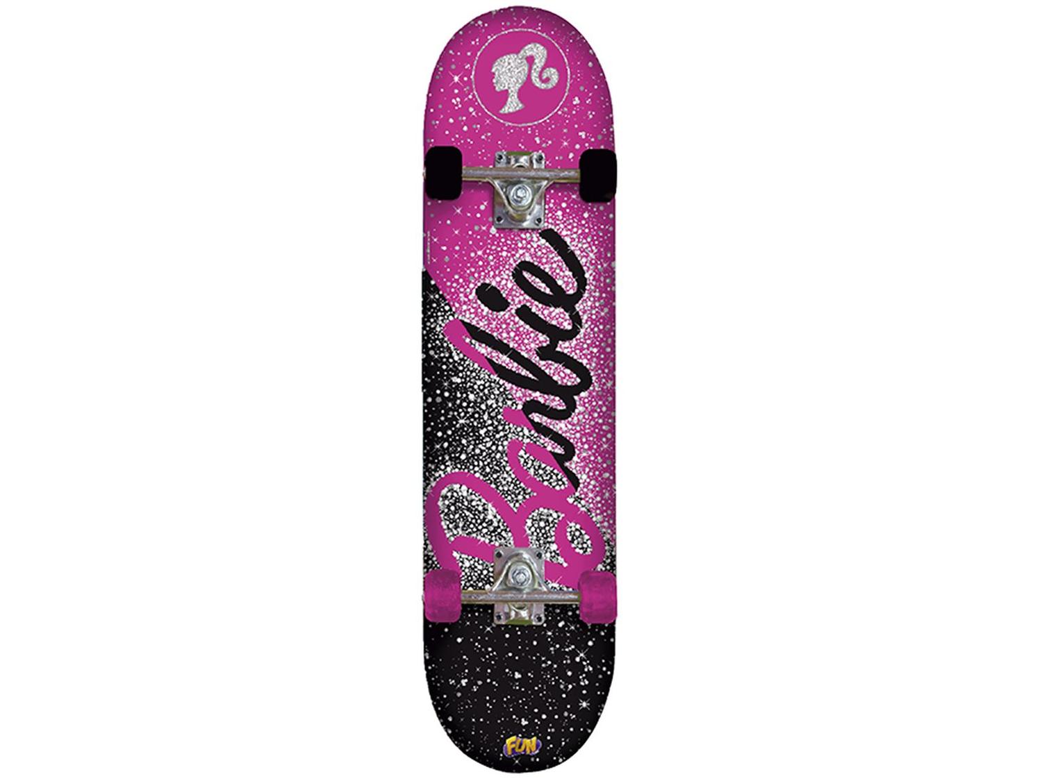 Skate Barbie Fun com Kit de Proteção