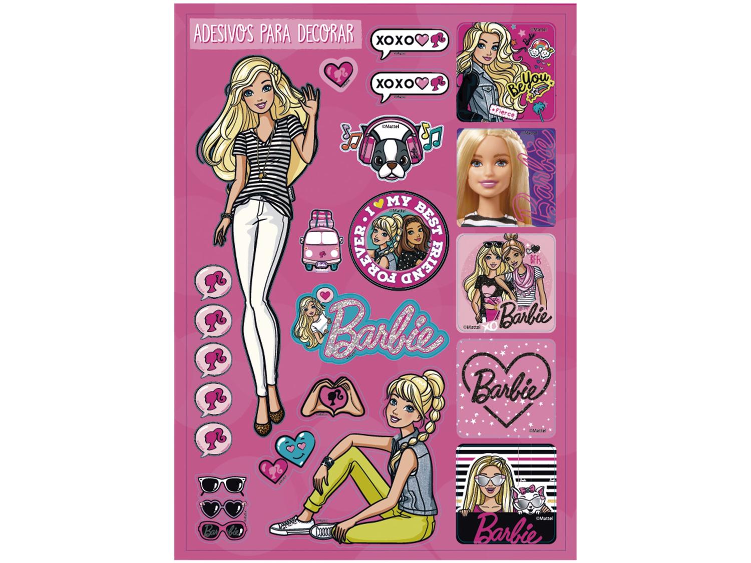 Skate Barbie Fun com Kit de Proteção