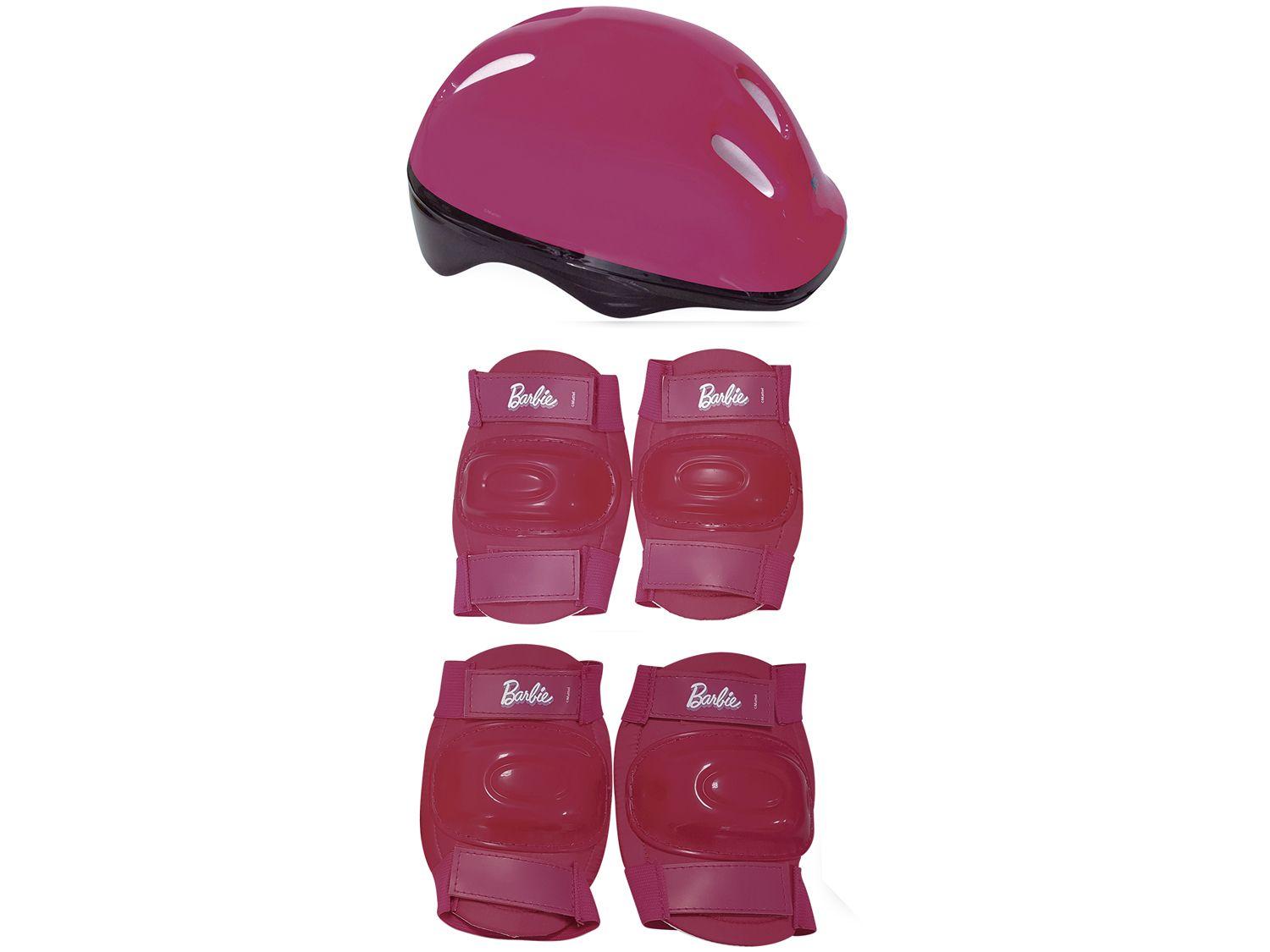 Skate Barbie Fun com Kit de Proteção