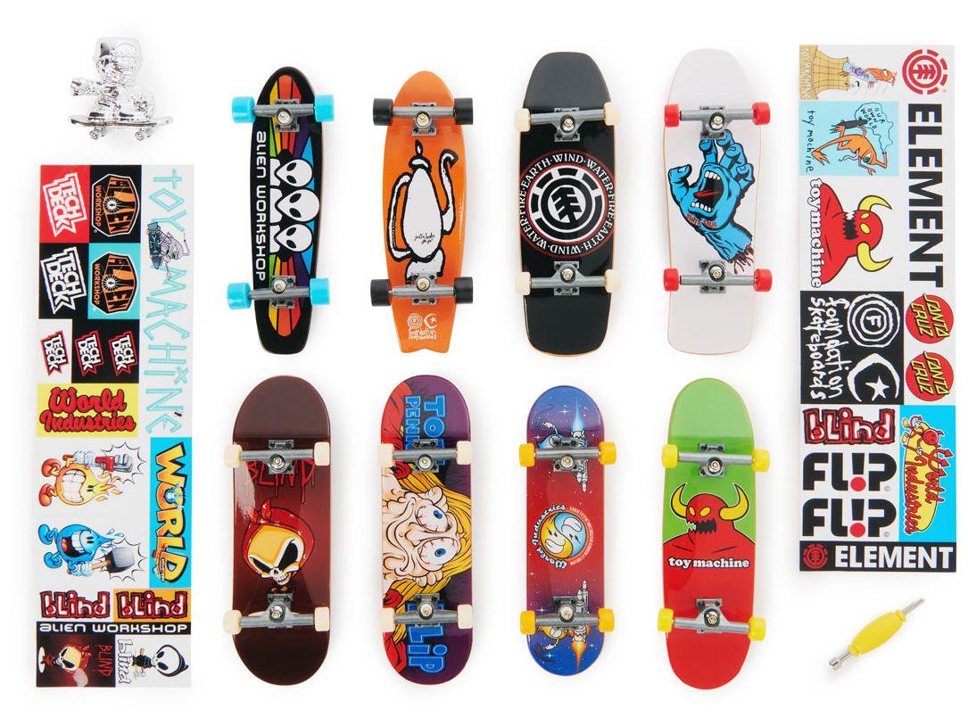 Kit Tech Deck Skate de Dedo com 4 Unidades - Sunny, Shopping