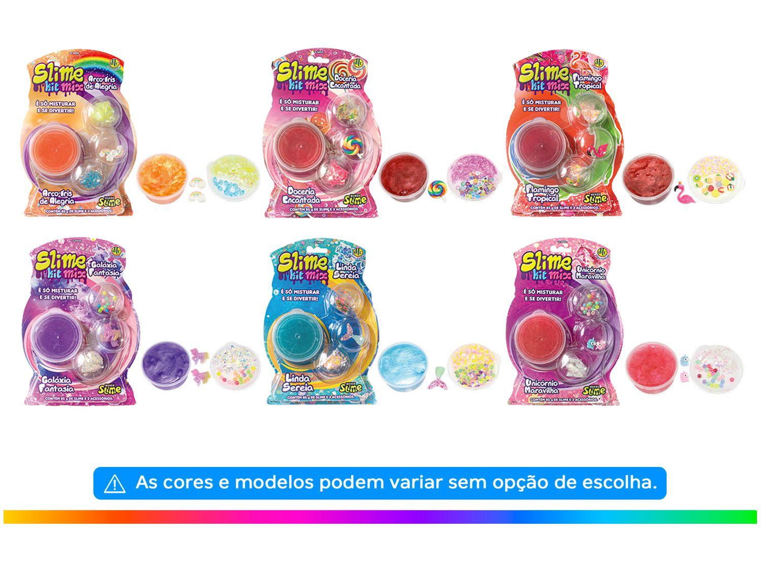 Kit de slime colorido