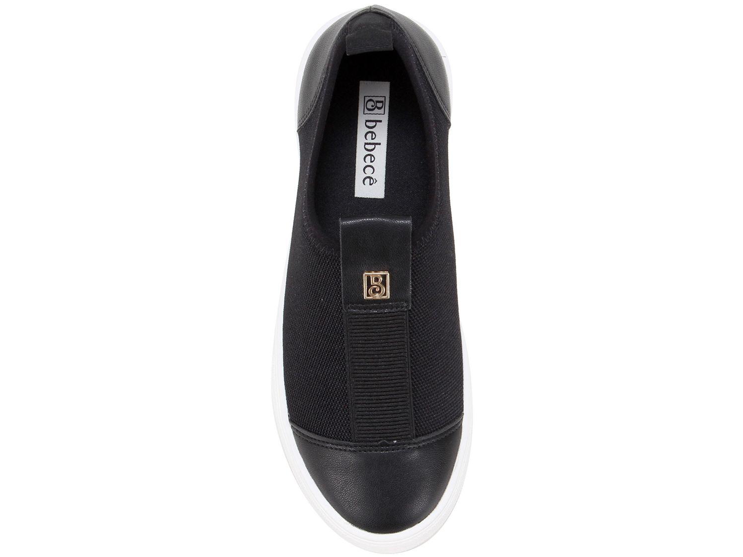Slip On Bebece Flatform Elastano Feminino Preto Slip On Feminino Magazine Luiza