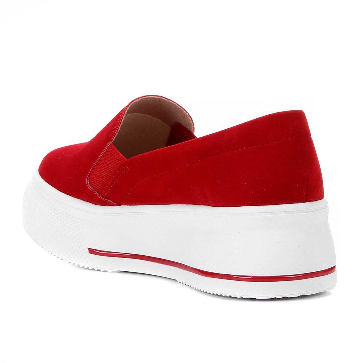 slip on beira rio flatform