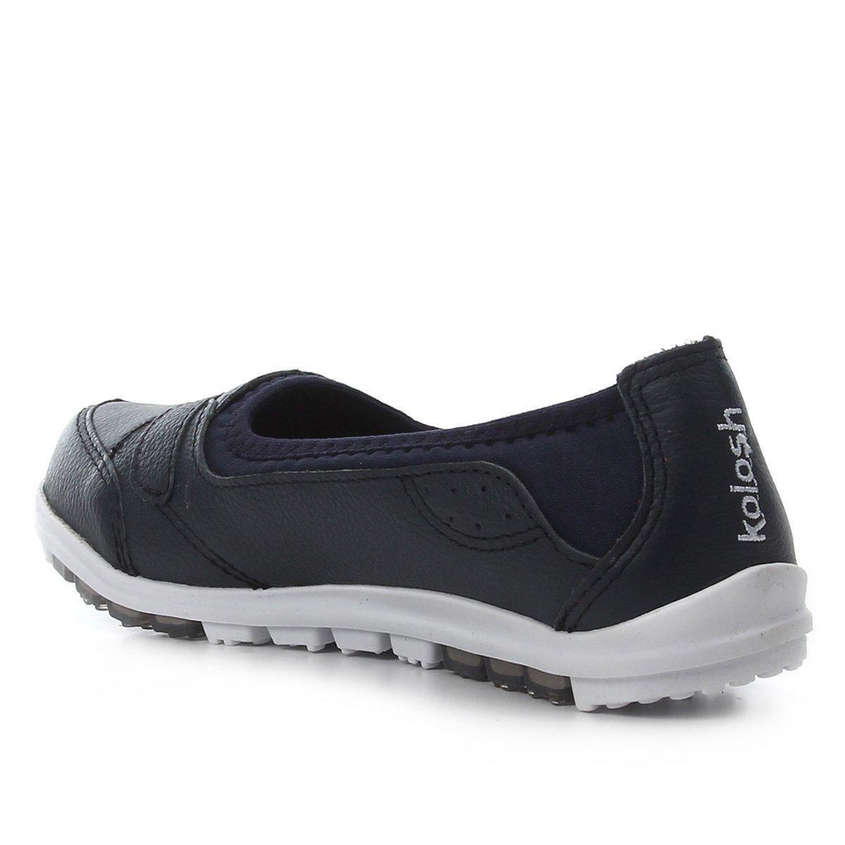slip on kolosh recortes strass feminino