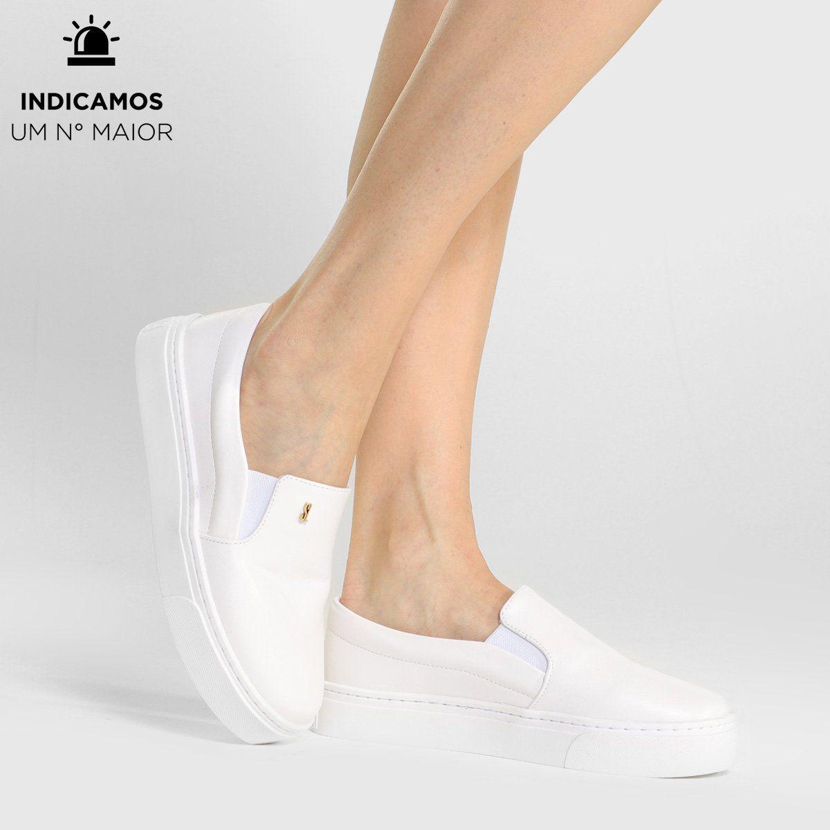 Tênis Feminino Slip On Santa Lolla Areia Tênis Slipper Feminino