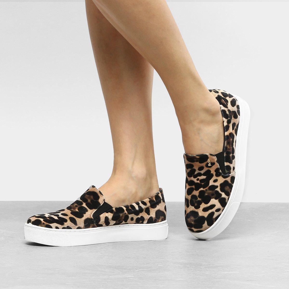 Slip On Santa Lolla Onça Feminino - Slipper / Slip On Feminino - Magazine  Luiza