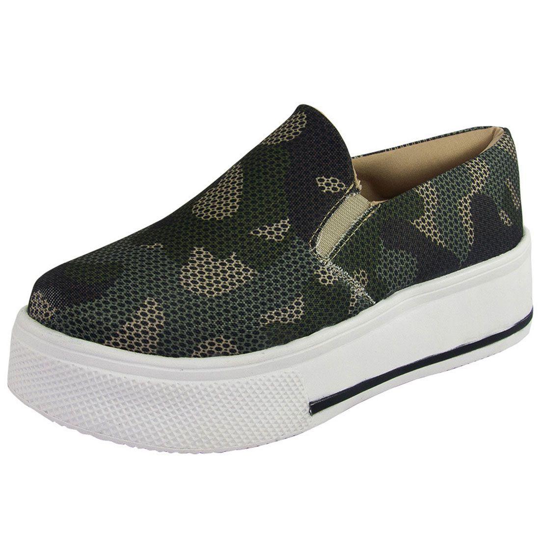tênis camuflado militar