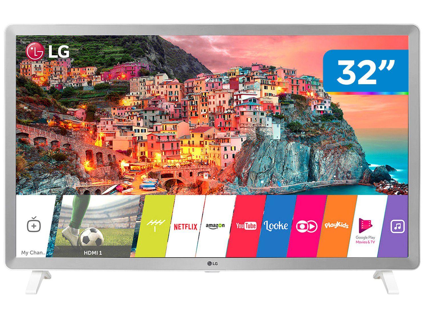 Smart TV 32” HD LED LG 32LK610 Wi-Fi HDR 3 HDMI 2 USB