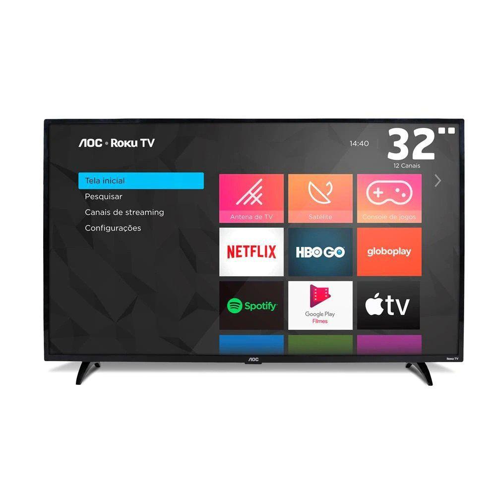 smart-tv-32-polegadas-aoc-led-roku-smart-tv-magazine-luiza