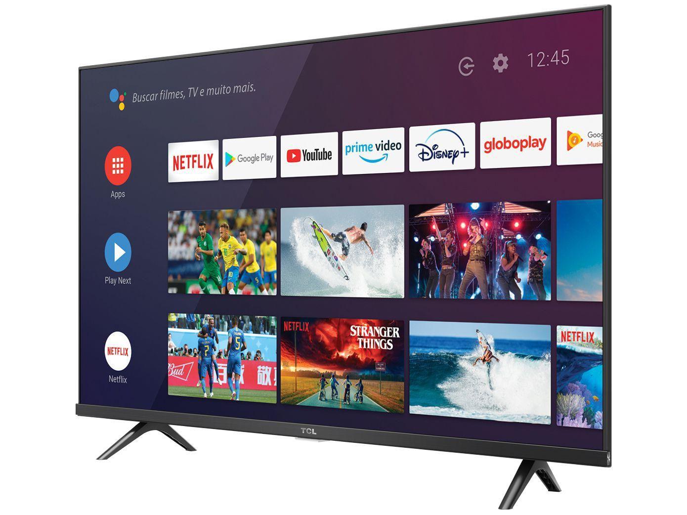 Smart TV 40” Full HD LED TCL S615 VA 60Hz Wi-Fi e Bluetooth 2 HDMI 1 USB