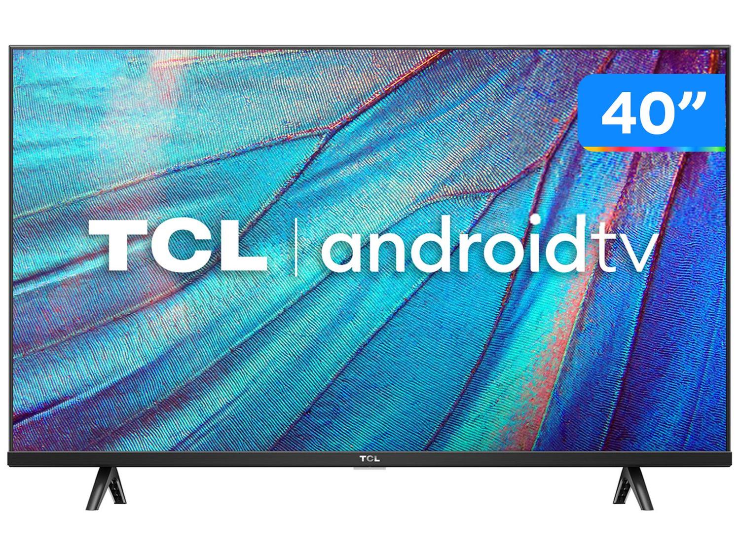 Smart TV 40” Full HD LED TCL S615 VA 60Hz Wi-Fi e Bluetooth 2 HDMI 1 USB