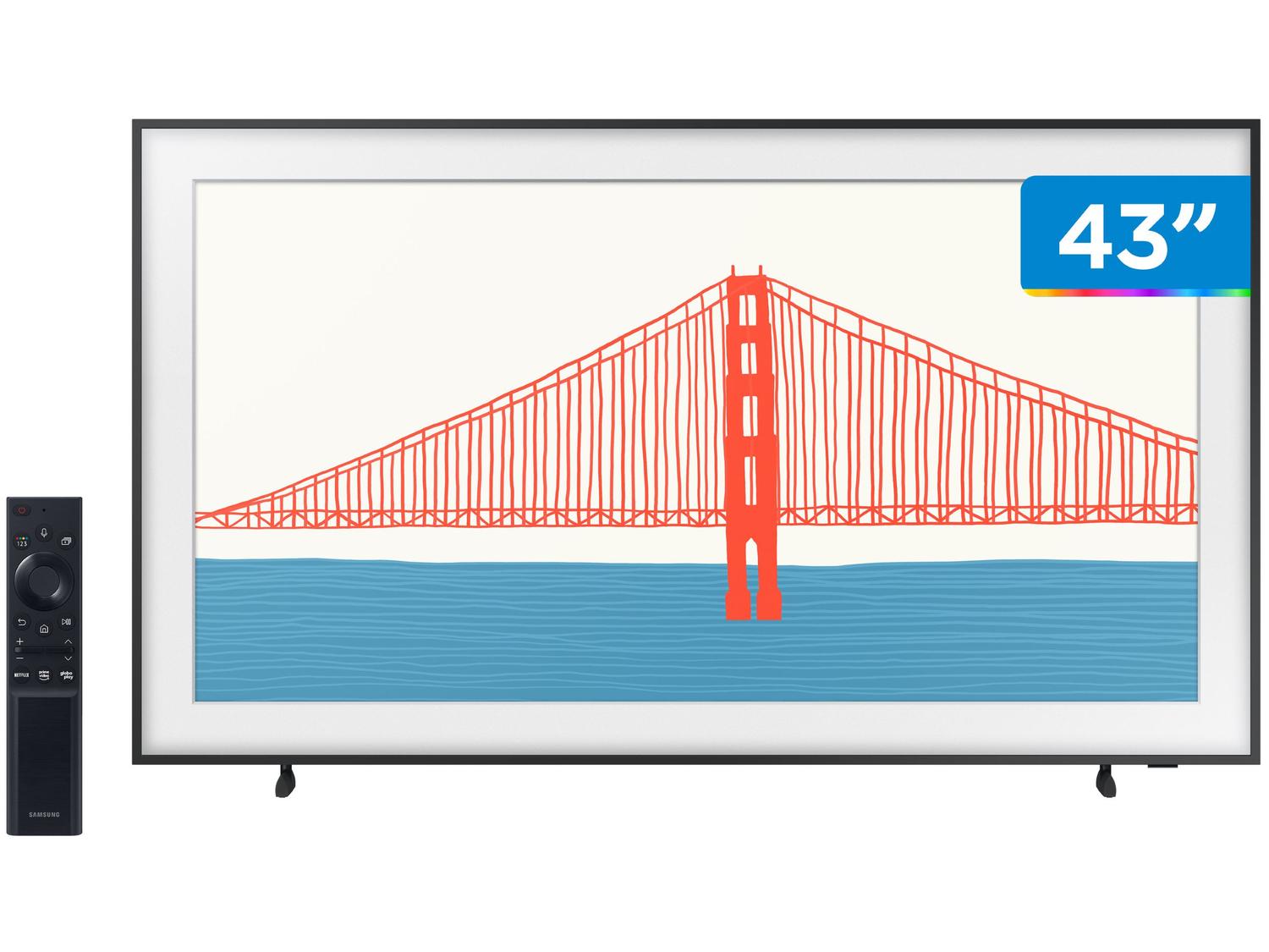 Smart TV 43” 4K QLED Samsung The Frame 43LS03A