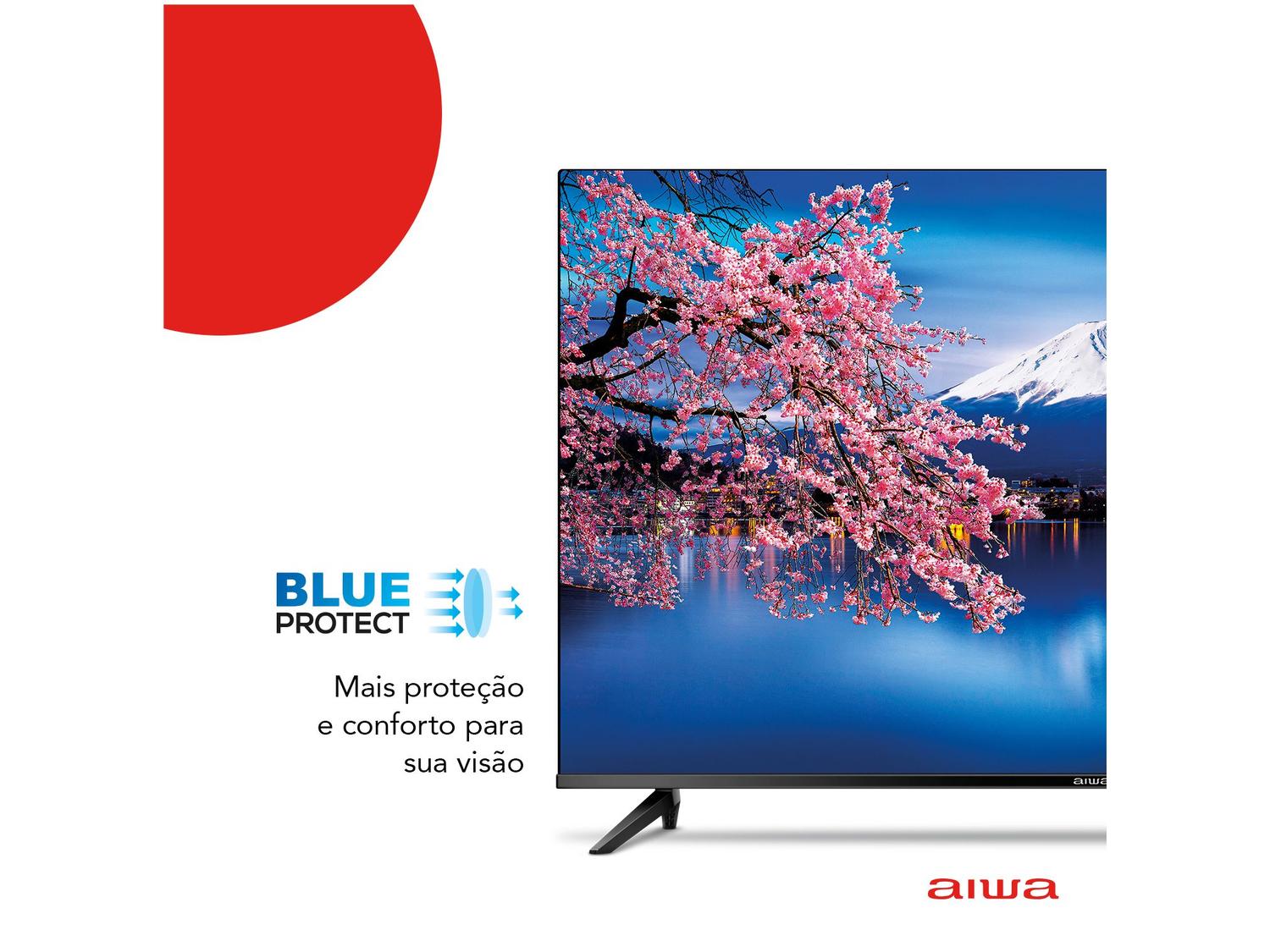 Smart TV 43” Full HD D-LED Aiwa IPS Wi-Fi HDR