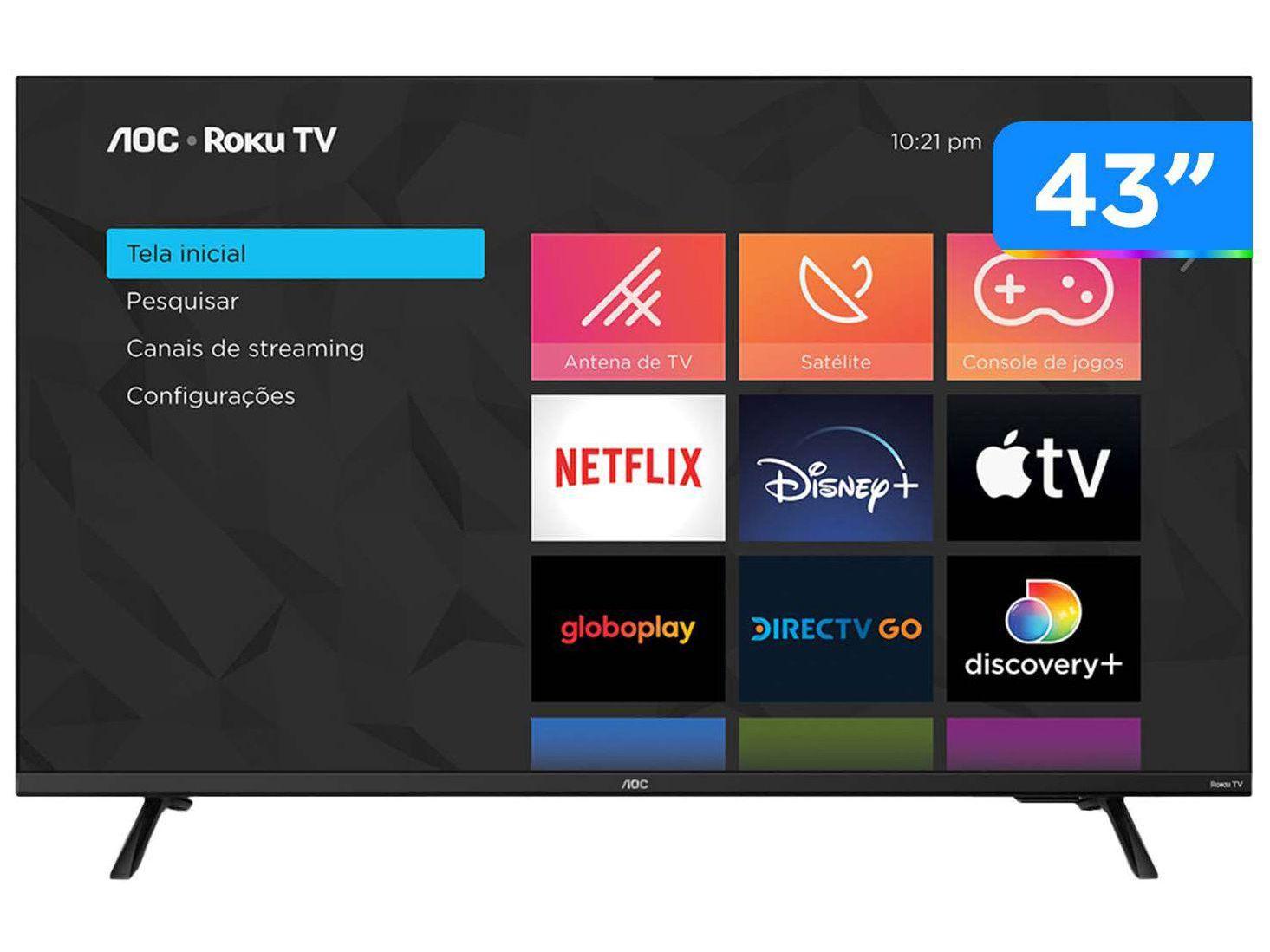 Smart TV 43” Full HD D-LED AOC 43S5135/78G