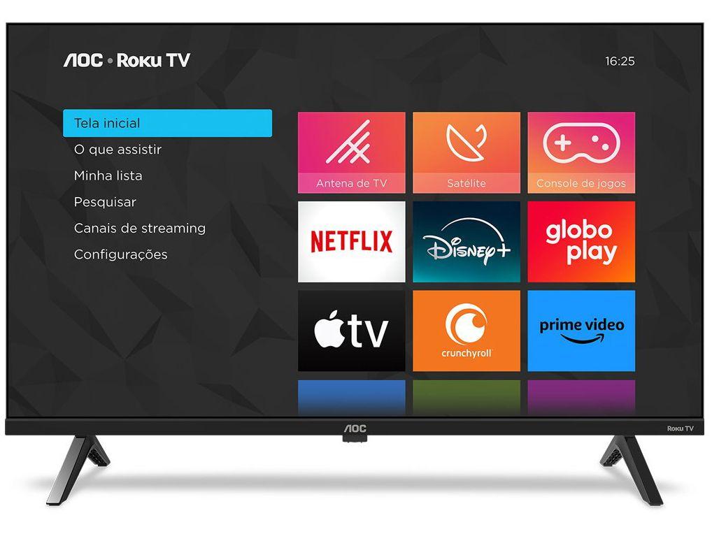 Smart TV 43" Full HD DLED AOC 43S5045/78G VA Wi-Fi 3 HDMI 1 USB