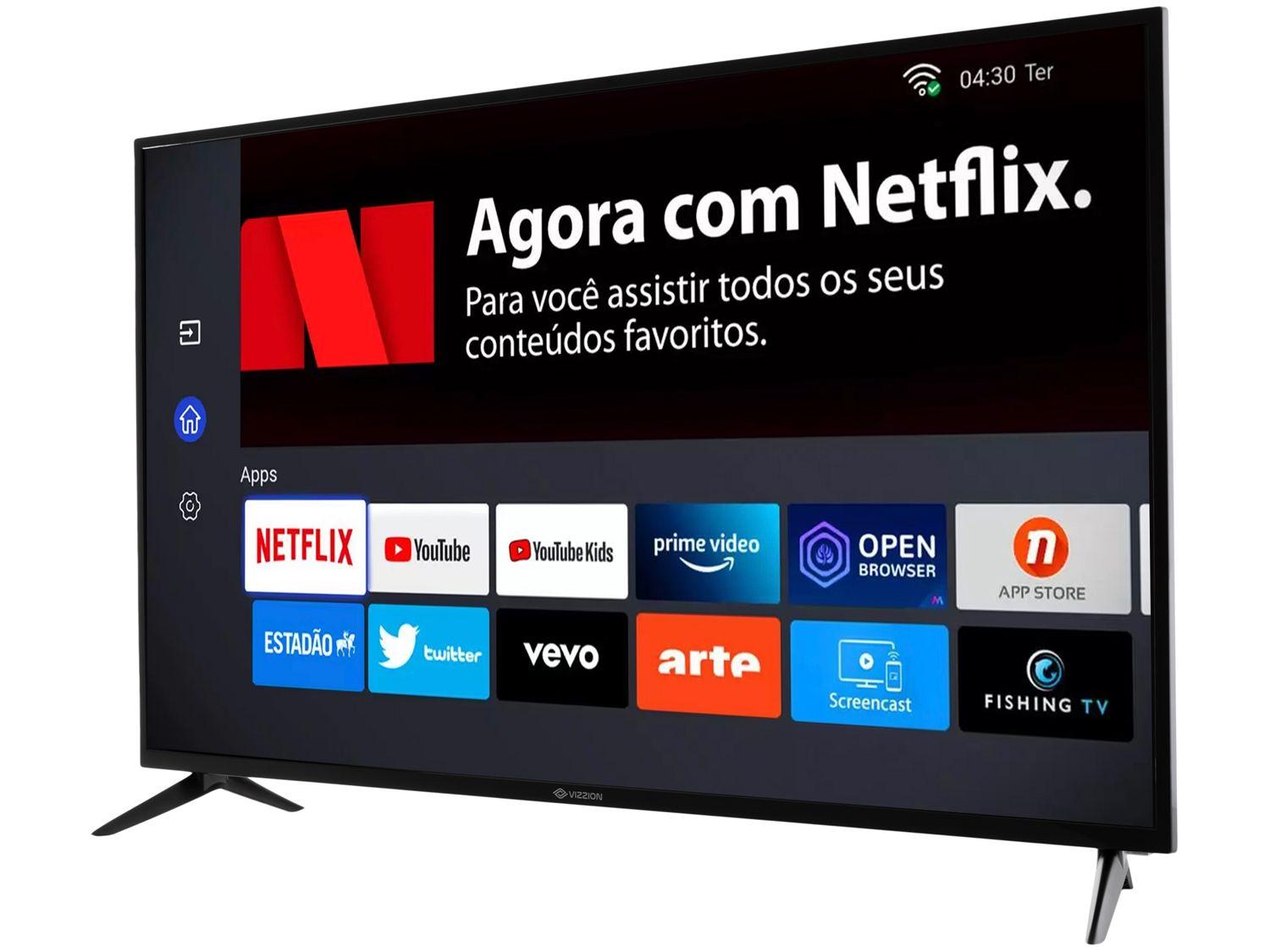Smart TV 43” Full HD DLED Vizzion LE43DF20