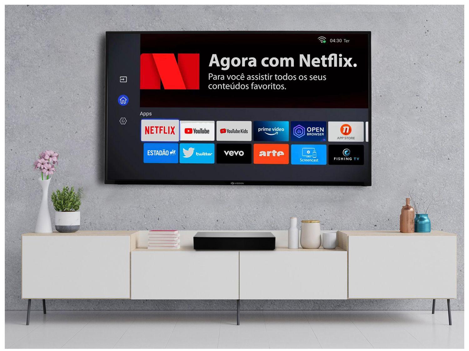 Smart TV 43” Full HD DLED Vizzion LE43DF20