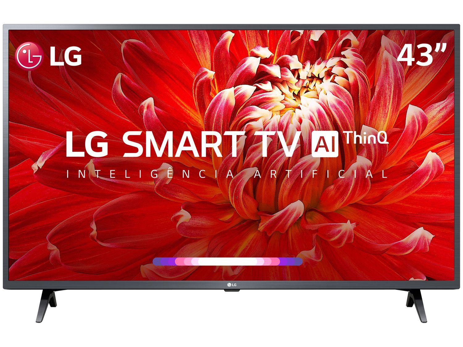 Smart TV 43” Full HD LED LG 43LM6370 60Hz Wi-Fi Bluetooth HDR 3