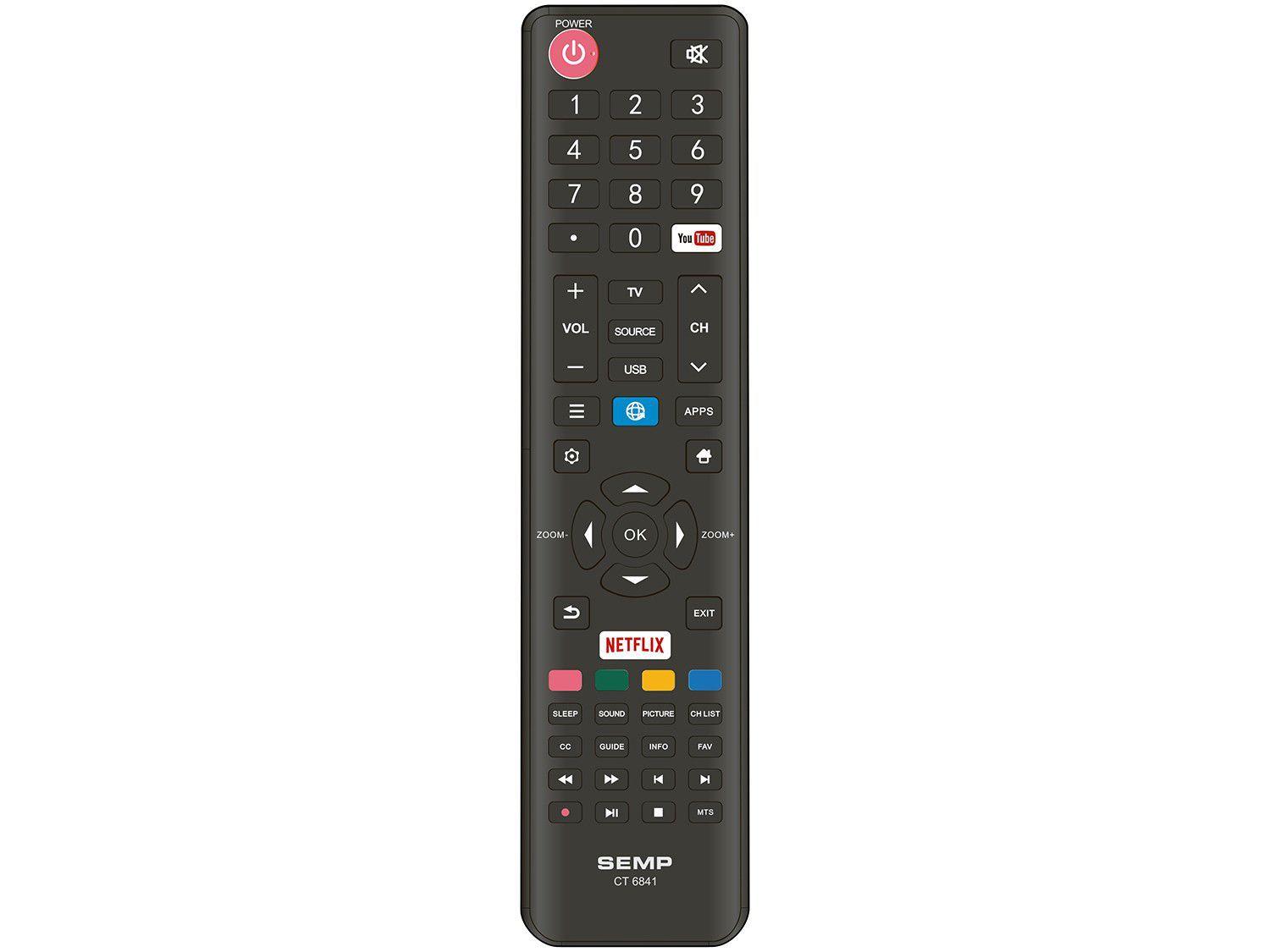 Imagem de Smart TV 4K LED 49” Semp SK6000 Wi-Fi HDR