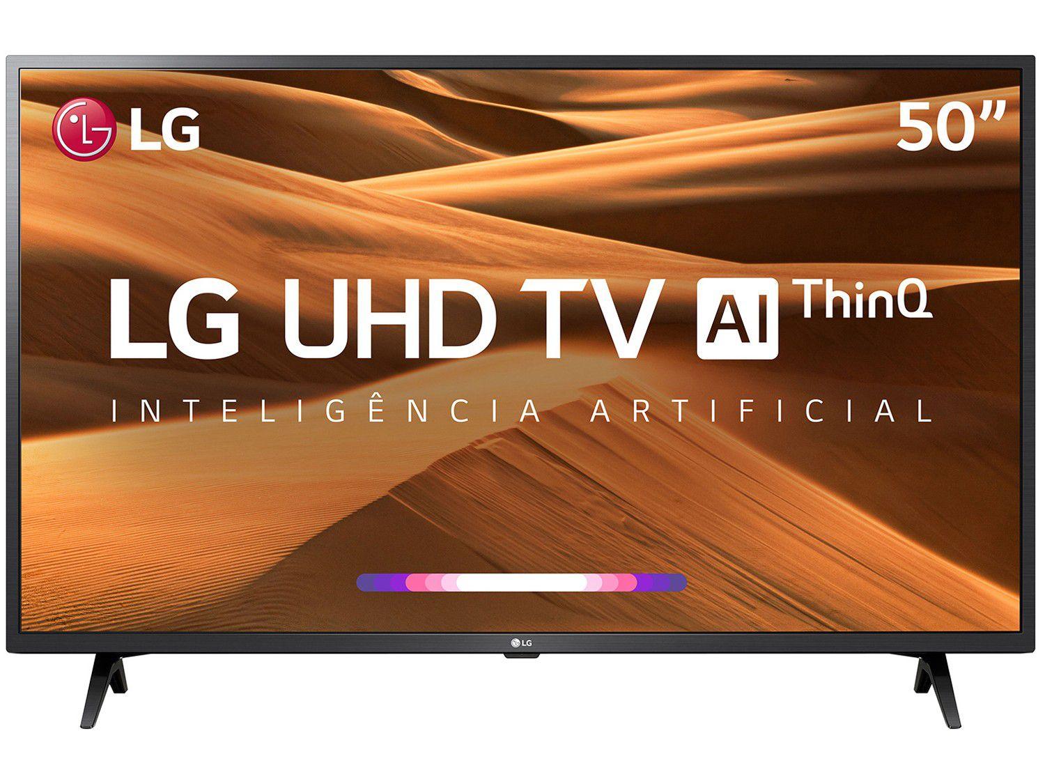 Smart TV 4K LED 50” LG 50UM7360PSA WiFi Inteligência Artificial