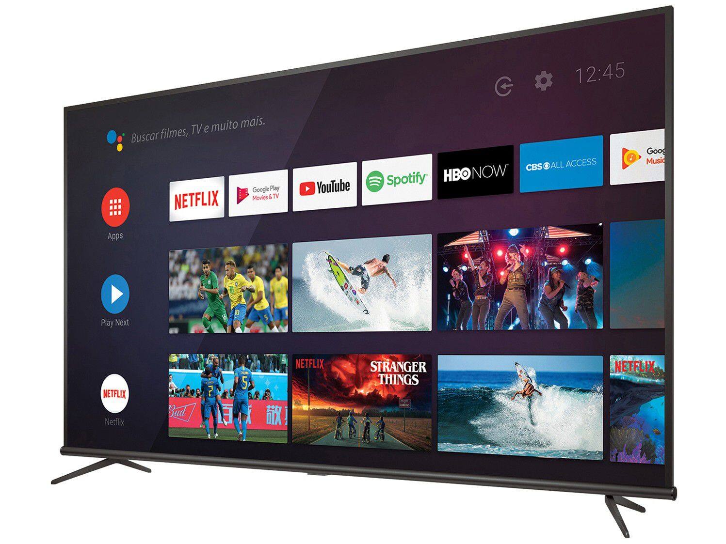 Smart TV 4K LED 50” SEMP TCL 50P8M Android WiFi Bluetooth HDR