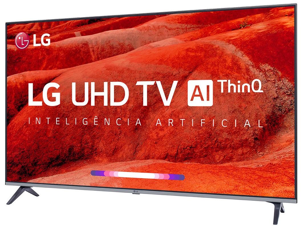 Imagem de Smart TV 4K LED 55” LG 55UM7520PSB Wi-Fi HDR