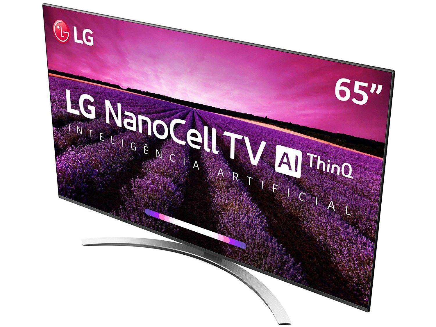 Smart TV 4K NanoCell 65” LG 65SM8100PSA WiFi Inteligência Artificial