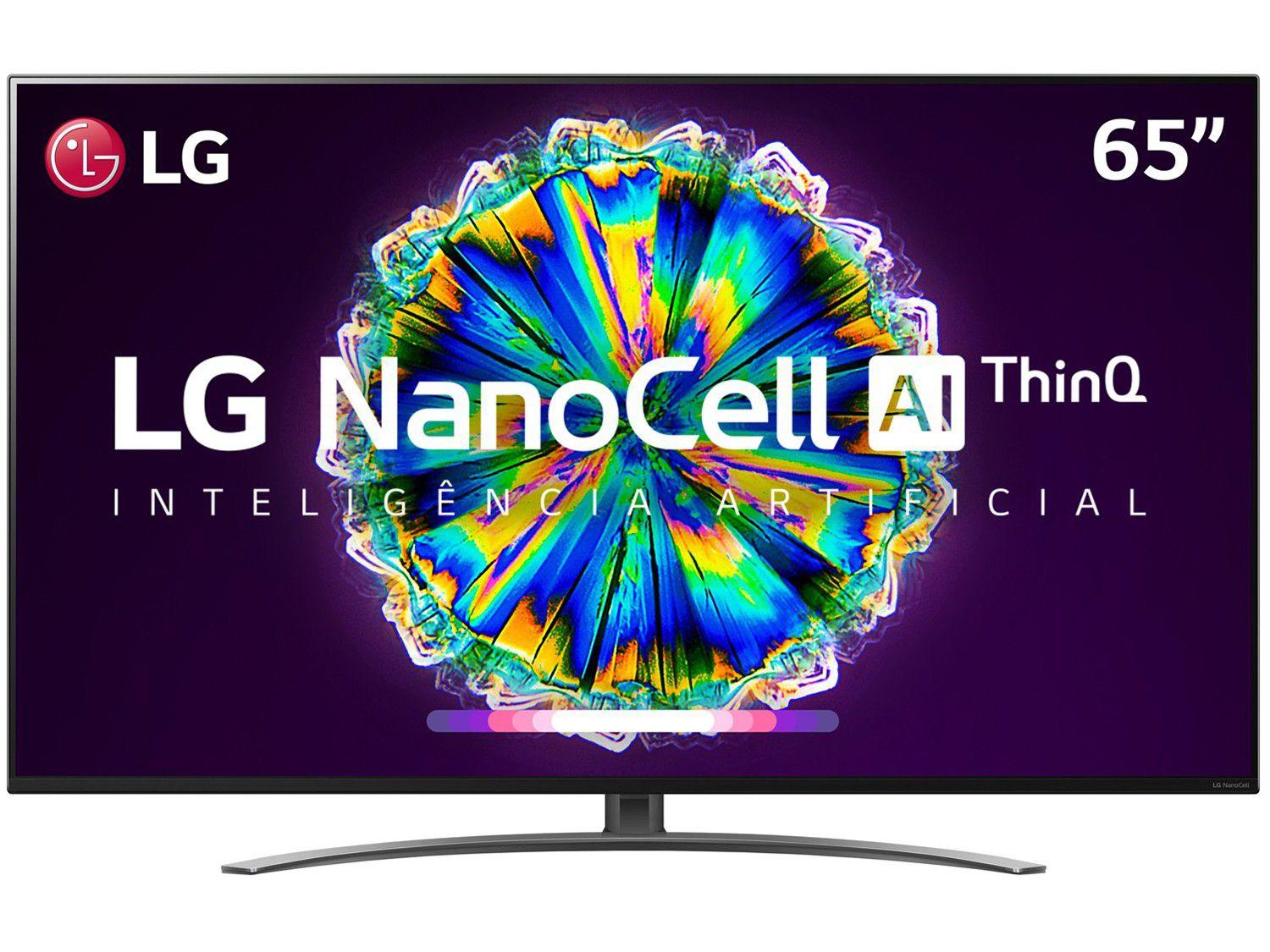 Smart TV 4K NanoCell IPS 65” LG 65NANO86SNA WiFi Bluetooth HDR