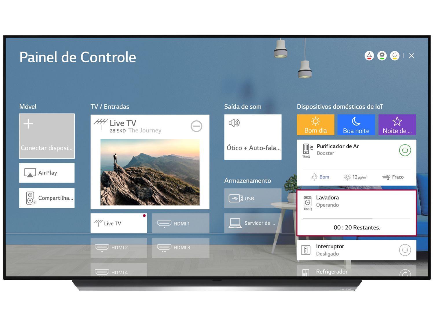 Imagem de Smart TV 4K OLED IPS 55” LG OLED55CXPSA