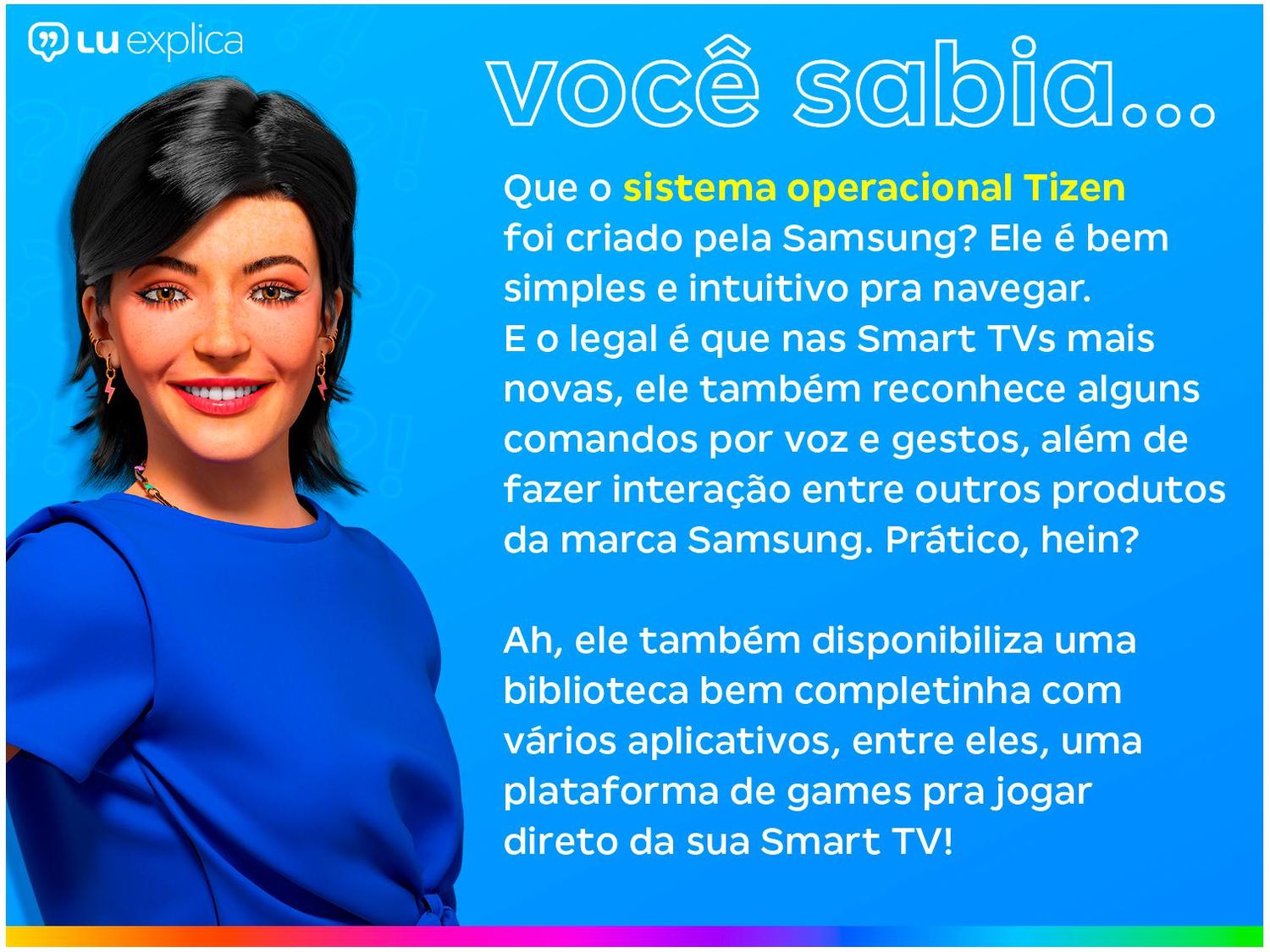 Smart TV 4K QLED 55” Samsung The Frame Wi-Fi