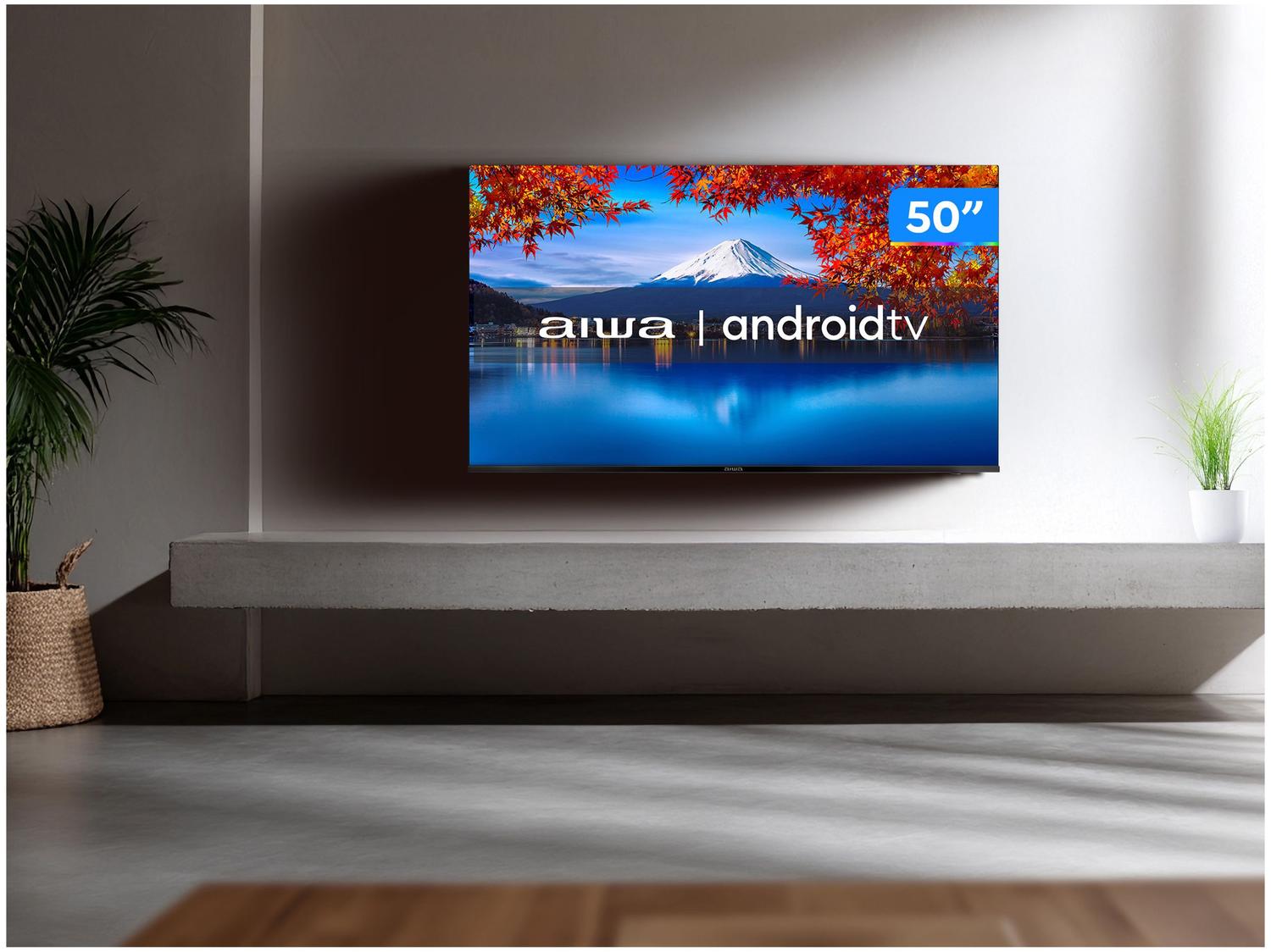 Smart TV 50” 4K D-LED AIWA VA Wi-Fi Bluetooth