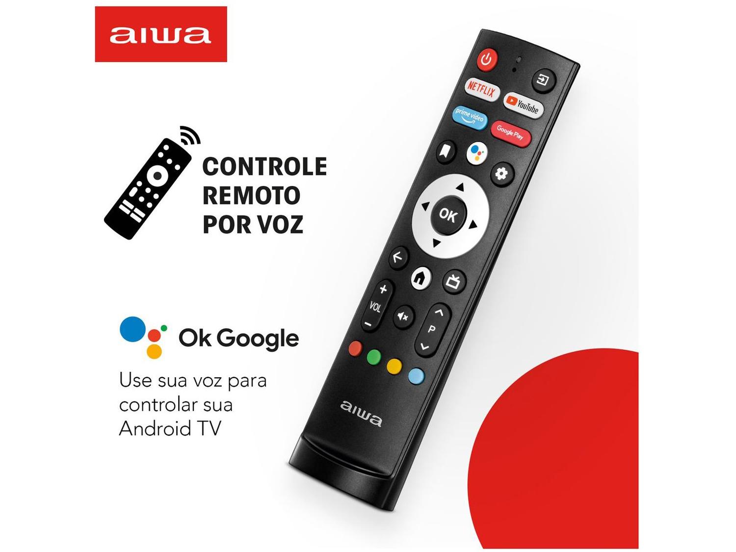 Smart TV 50” 4K D-LED AIWA VA Wi-Fi Bluetooth